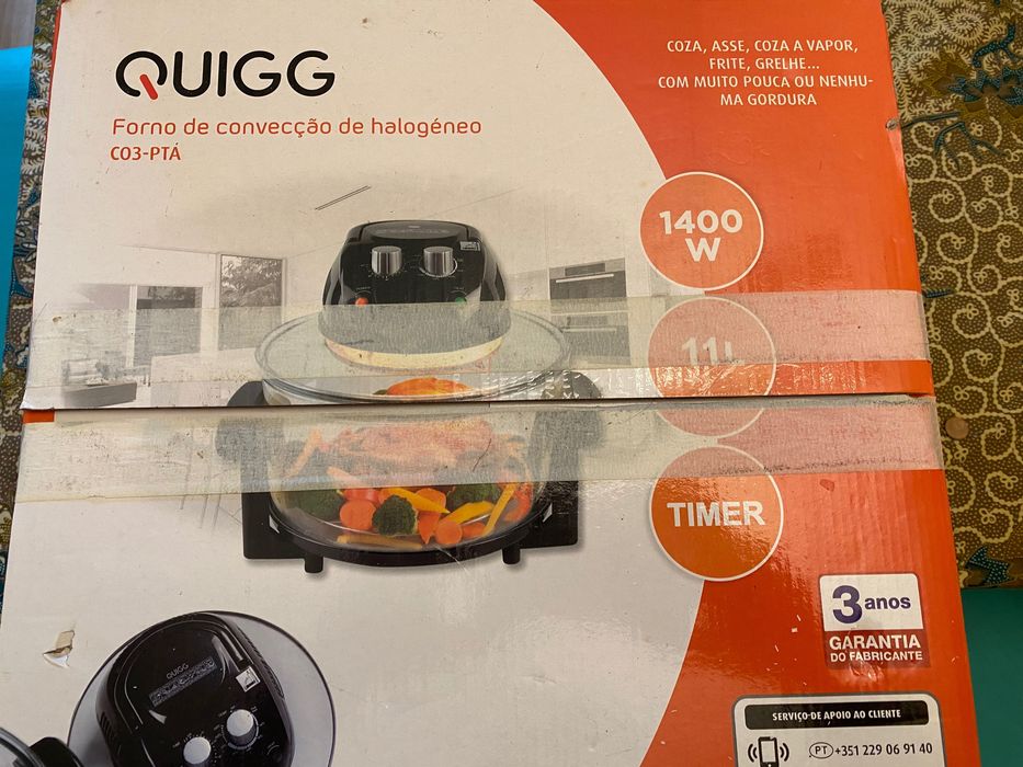 Forno de conveccao marca Quigg