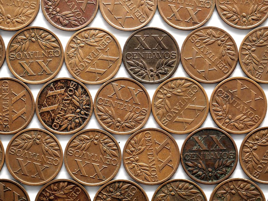 Lote de 60 Moedas 20 Centavos 1965