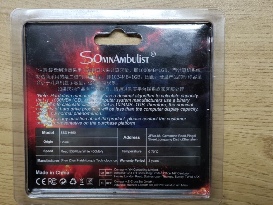 SSD W650 256GB SOMNAMBULISTI (Disco interno)