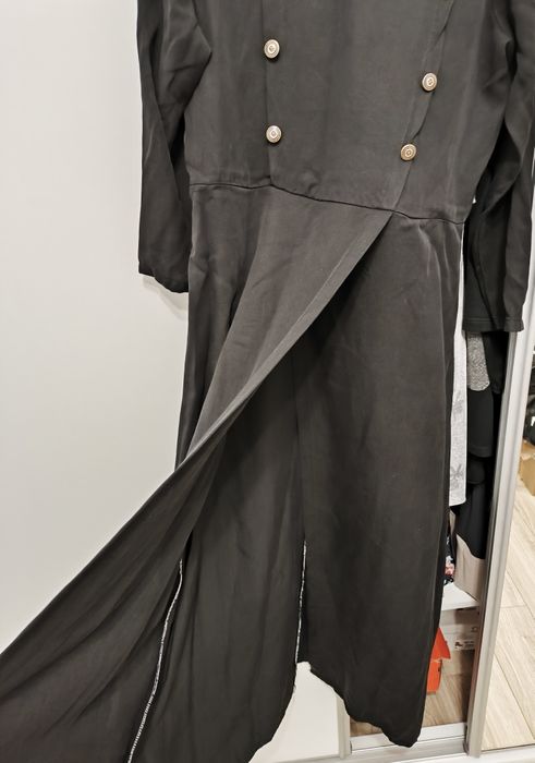 Czarna długa sukienka/tunika