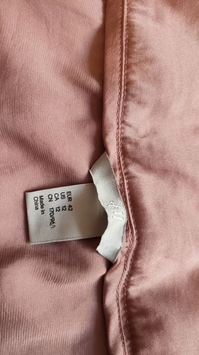 Bluzka h&m różowa 42