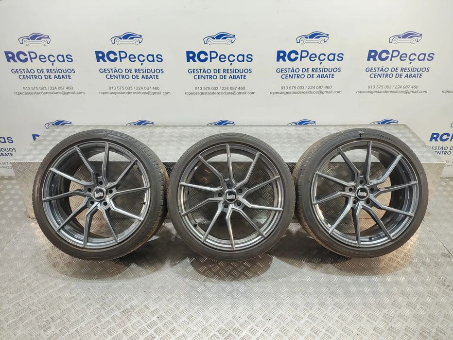 Conjunto 3 Jantes 19 Originais Bola Wheels B25 Gloss Gunmetal 8,5J