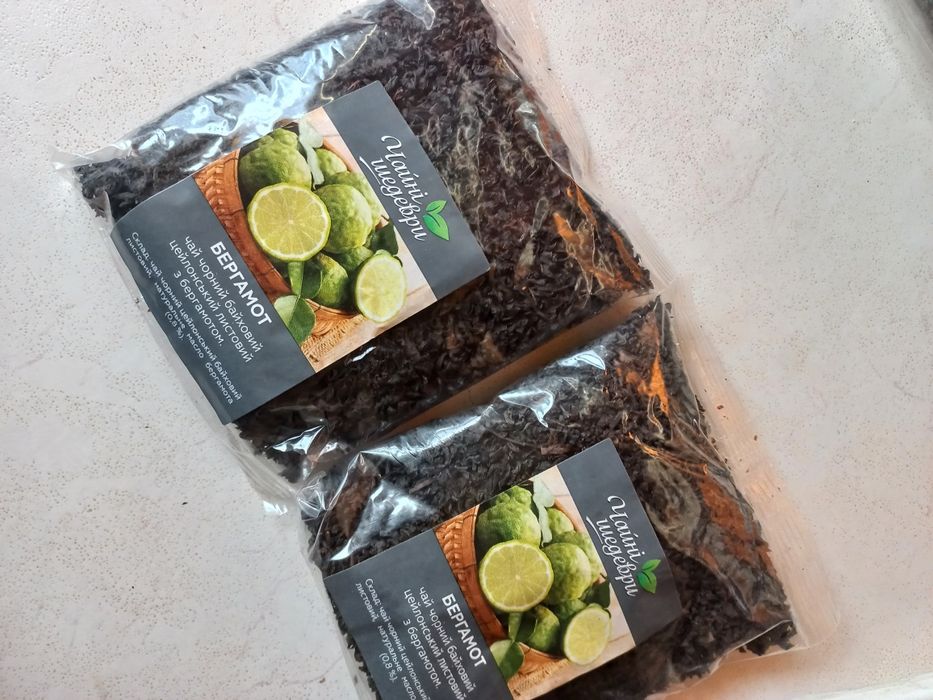 Чай зелёный и черный