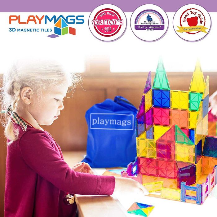 Магнитный конструктор Playmags 100 150 180 60 PicassoTiles \3D от 3-х лет