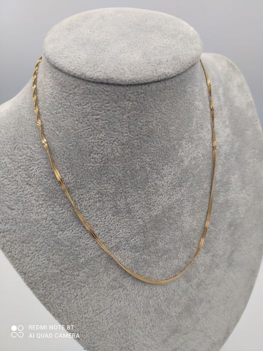 Łańcuszek singapurka twarda 45 cm 2,2 mm