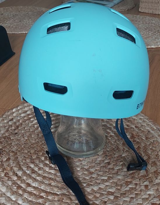 Kask rowerowy dla dzieci Btwin Decathlon orzeszek rozmiar M