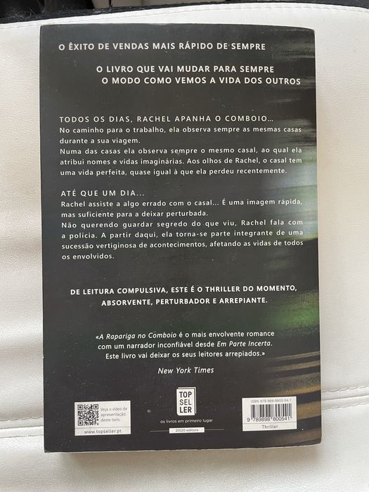 A rapariga no comboio