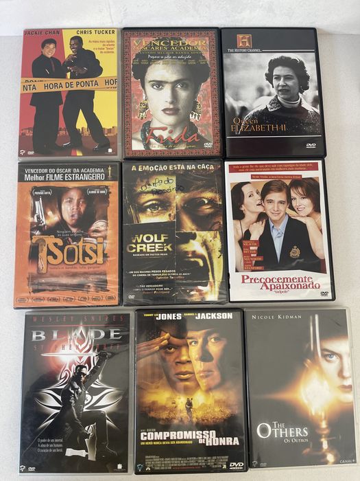 Lote 9 filmes - dvd