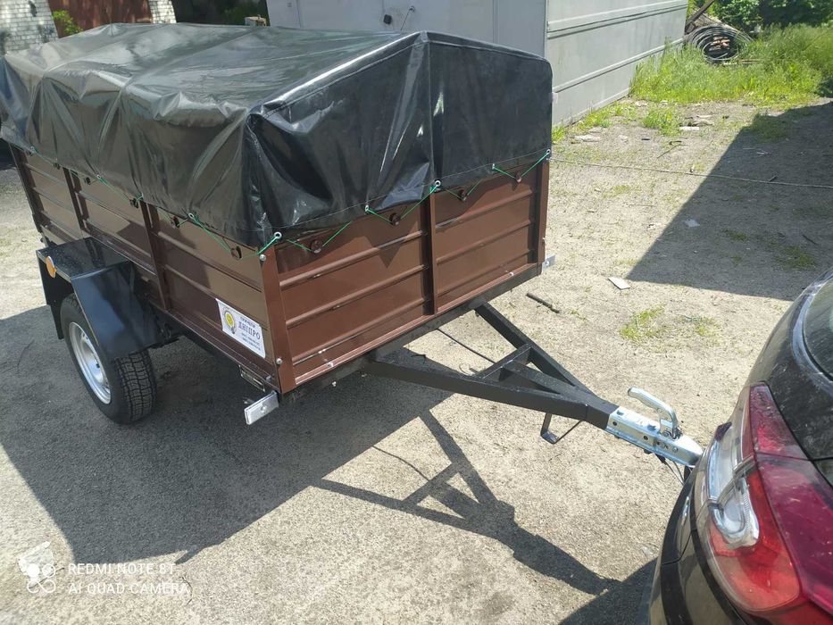 прицепы Днепр 2 метра. АКЦИЯ тент Евро Фура в подарок