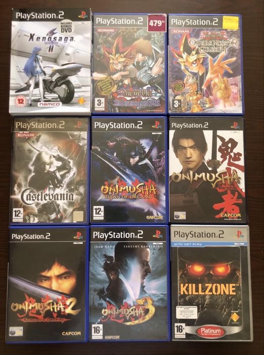 Sony PlayStation 2: Silent Hill Каратель Evil Dead Alone in the Dark Syberia BloodRayne Manhunt Cold Fear Xenosaga Castlevania KillZone, God of War