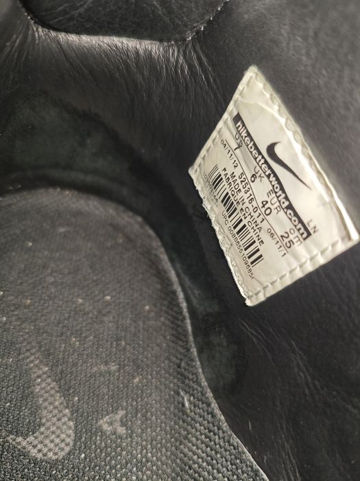 Coturno Nike preto – COURO legítimo OPORTUNIDADE!!