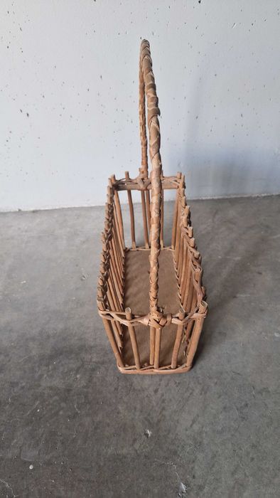 Cesto de vime, vintage