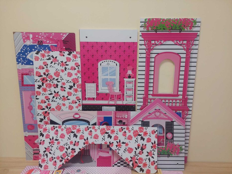 BAKAJI Domek dla lalek dla dzieci drewniany 118cm A