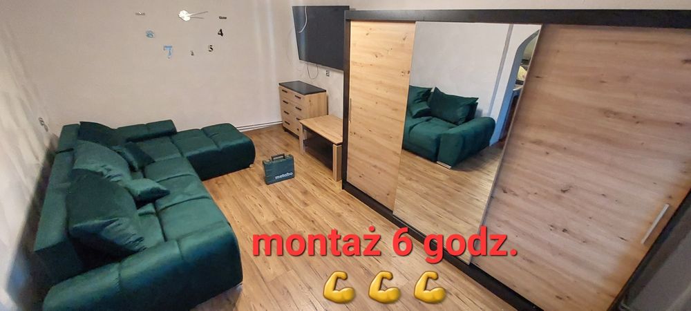 Skręcanie montaż mebli szafa, komoda...