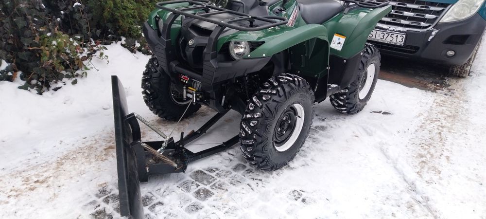 Quad yamaha gryzzli NOWA 550/700 4x42012r.z Pługiem 700km przebieg