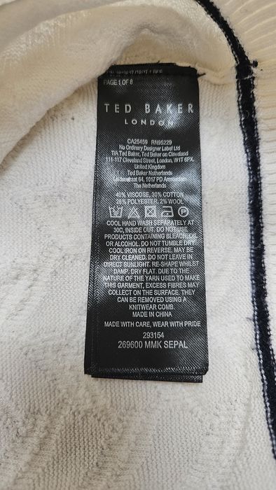 Sweter bluza wiosna  TED BAKER jak nowy M