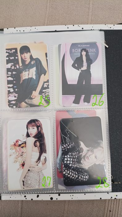 Cartas de Lisa de Black Pink