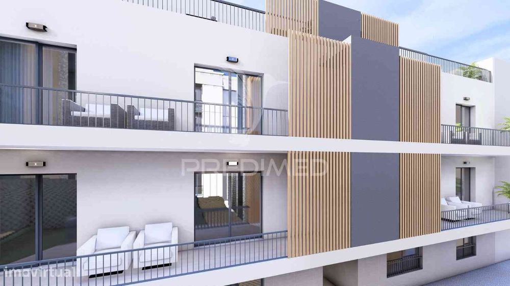 T1 num 1º andar, edifício em construção, central - fracção H — Vila Real de Santo António, Faro
