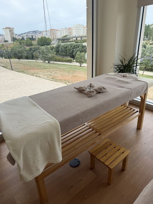 Marquesa Profissional Spa/Massagens Nova em Madeira Maciça