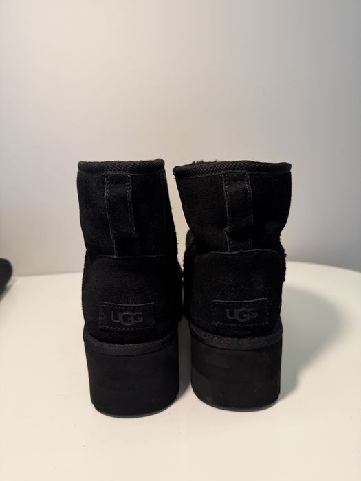 UGG чорні на платформі