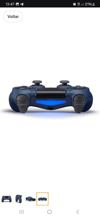 Ps4 com dois comandos originais cabos originais com pouco uso