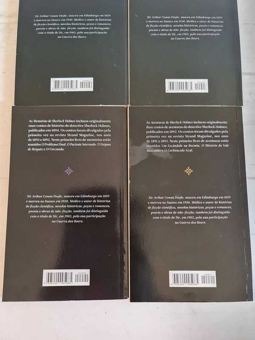 Coleção de Livros Sherlock Holmes Books