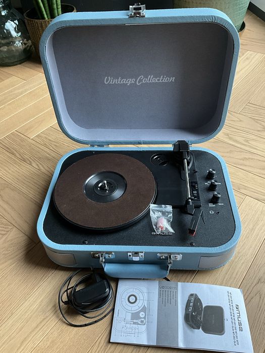 Gramofon walizkowy retro Muse MT-201 BVB