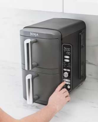 Ninja Double Stack XL Pionowa Frytkownica Beztłuszczowa 9,5 l