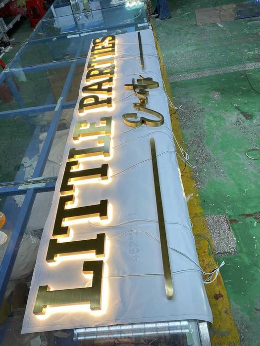 Reclamos Luminosos LED - Letras Monobloco Personalizadas 3D, Corte CNC