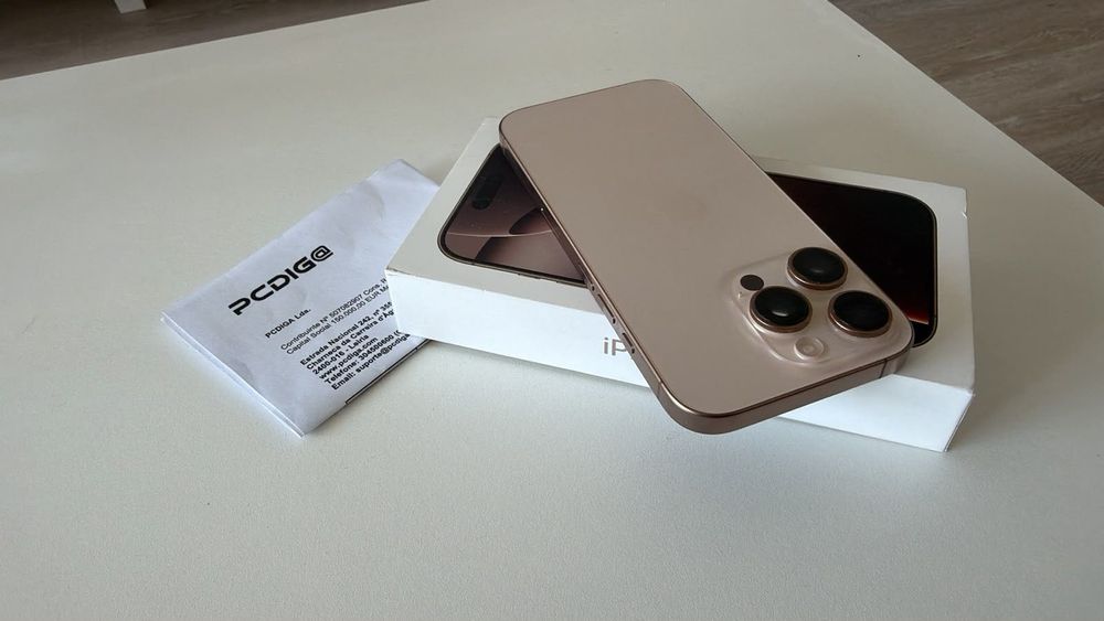Vendo iPhone 16 Pro 128Gb Livre deserto Fatura Garantia