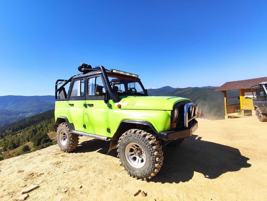 Джип тур, Подорожі Горами, Джип з відкритим верхом (Зелений Джип)
