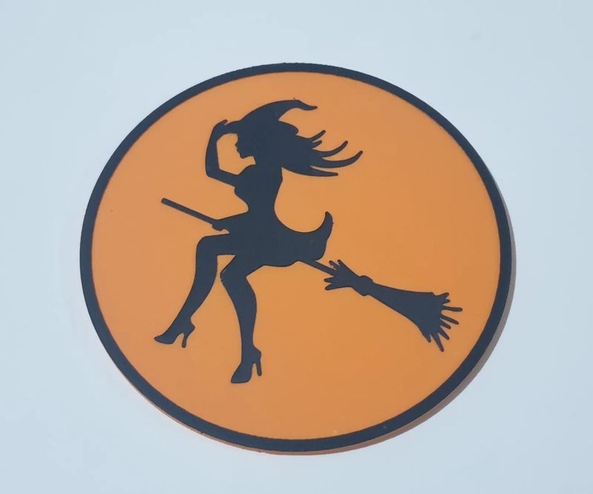 Base para Copo Bruxa Sexy Halloween