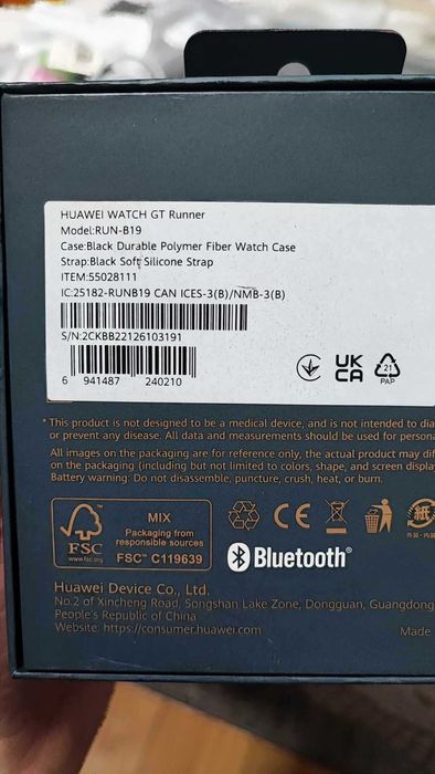 Smartwatch Huawei Watch GT Runner 46 mm + dodatki