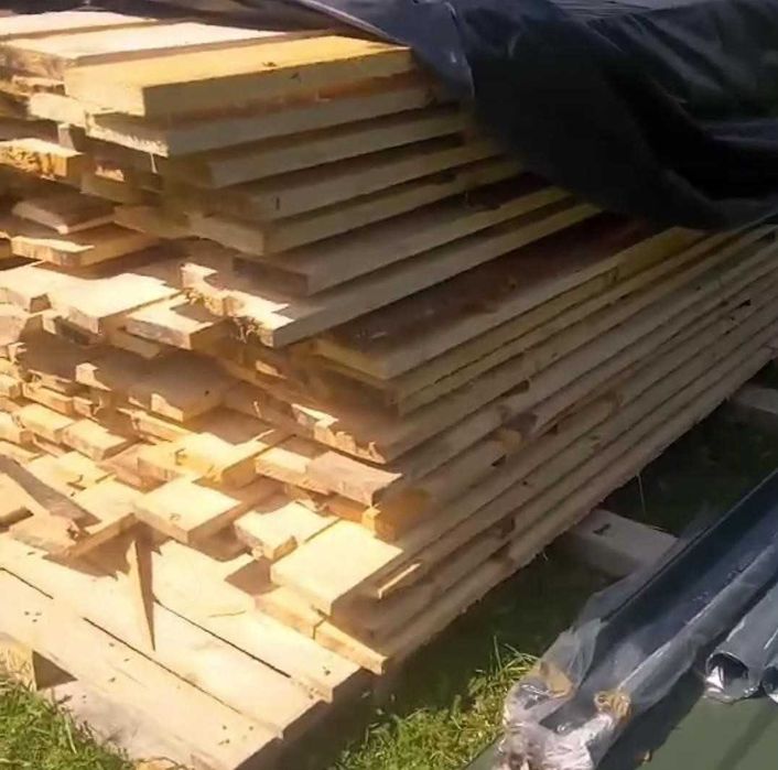 Пиломатеріали, брус 120*25*3м крокви, рейка. Дошка обрізна/необрізна