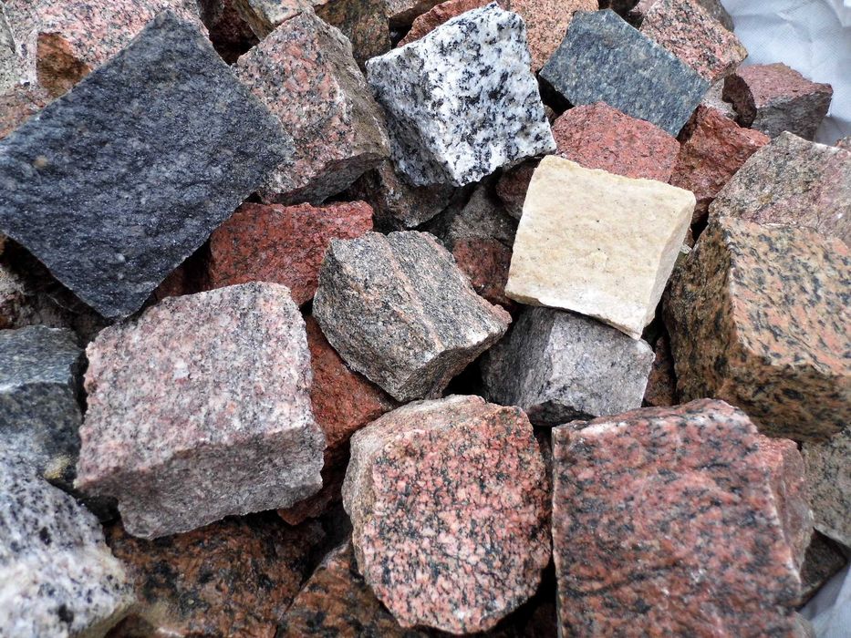 Kostka granitowa, kostka kamienna, granit 8/11 4/6