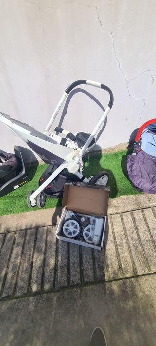 Quinny mood + ovo c/isofix bebeconfort + alcoda quinny + cadeira