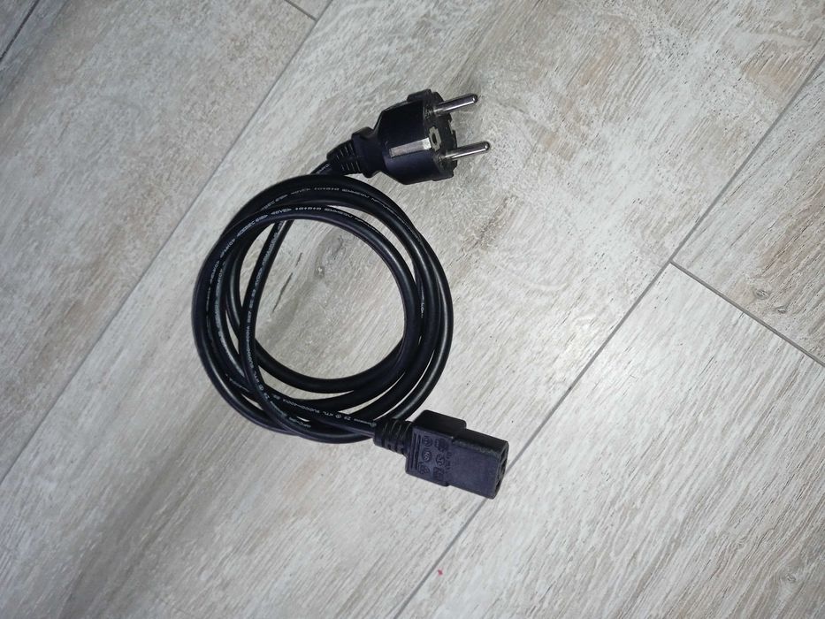 Мережевий кабель живлення монітора/блока комп'ютера 10-16А 1.5м