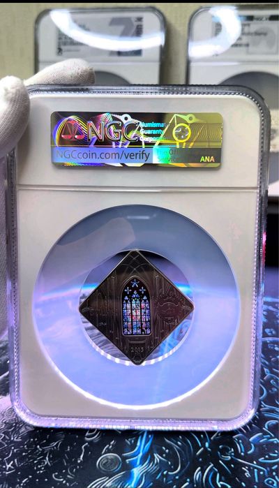 10 доларів Палау 2013 Собор Святого Віта Прага NGC MS70|