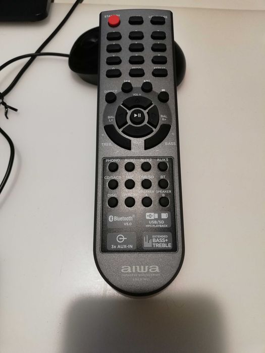 Amplificador Aiwa AMU 120BT semi-novo com garantia - OPORTUNIDADE