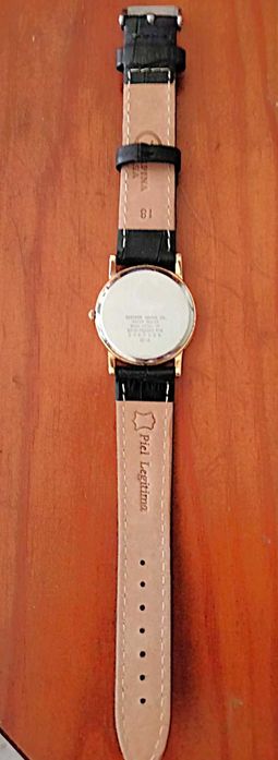 Citizen Quartz genuíno – Clássico Elegante • Bracelete de Pele Nova