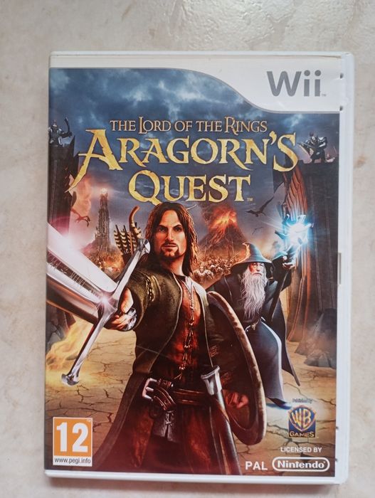 Vendo jogo nintendo Wii lord of the rings aragorn's quest