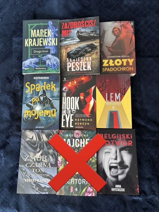 Książki: kryminały, thrillery, biografie, obyczajowe, nowości - stan idealny