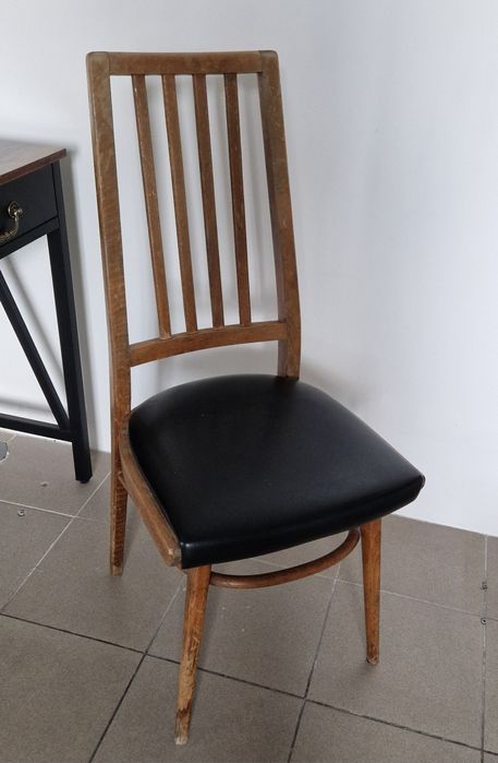 Krzesło PRL, vintage loft drewniane, jedyne  w swoim rodzaju