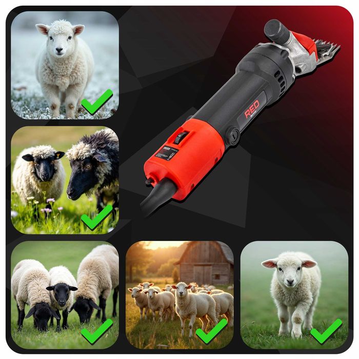 Машинкa для стрижки овец Red Technic RTMDSO0147  600
