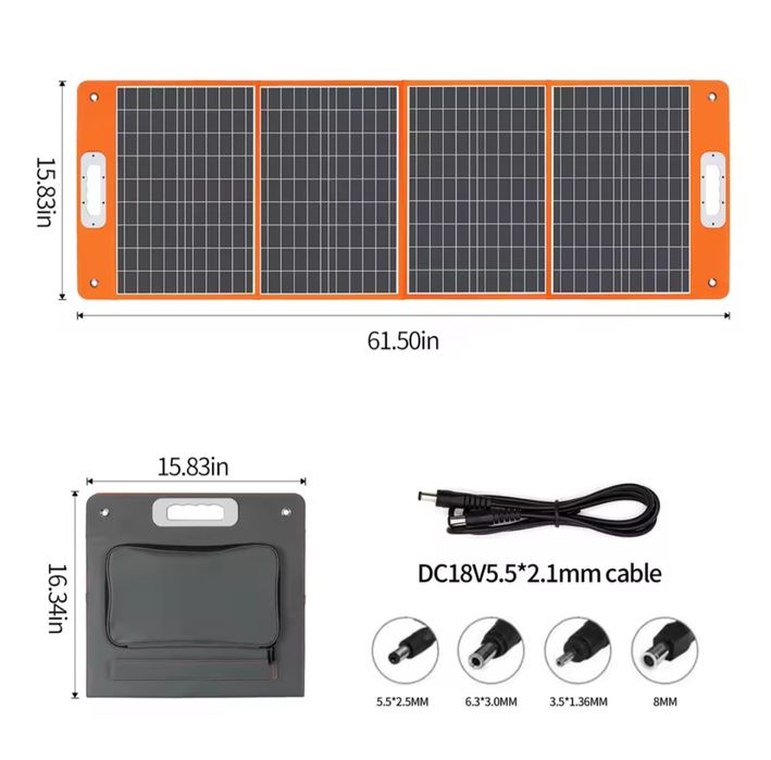 Panel solarny 100W przenośny