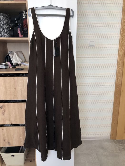 Лляна сукня Massimo Dutti