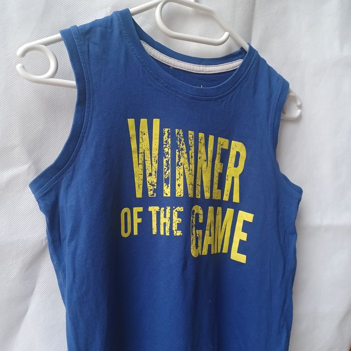 Koszulka bluzka podkoszulek tank top Pepperts 134cm 140cm 8 10 lat gra