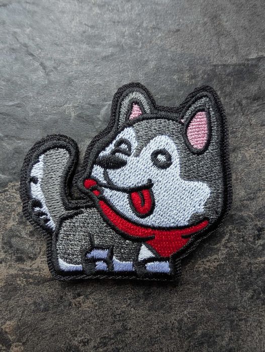Naszywka na rzep husky