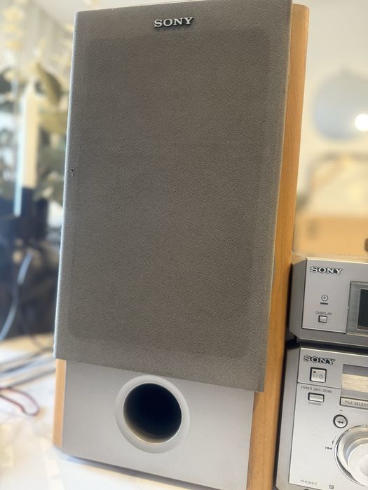 Aparelhagem com leitor de cd e cassetes Sony