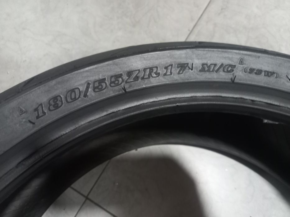Pneu usado mota 180/55/17 dunlop road smart 2